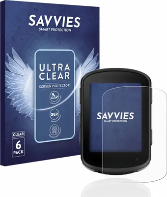 Produktbild von 6x Für Garmin Edge 540 Schutzfolie Savvies Displayschutz Display Schutz Folie Klar Transparent