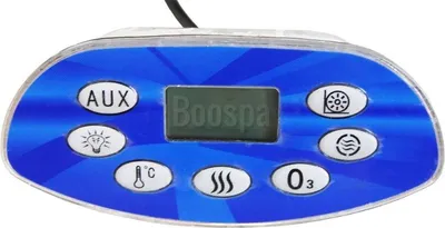 Produktbild von Bedienfeld KL6700 53x115mm mit Temperaturregelung, Vorheizmodus und Pumpen- und Gebläsemanagement