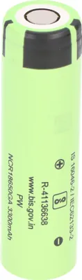 Obrázek produktu pro Panasonic NCR18650GA 3,6V - 3,7V 3300mAh Pluspol flach 65,3x18,3mm
