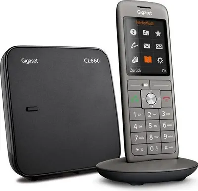 Image de Gigaset CL660 Téléphone analog/dect Identification de l'appelant Anthracite