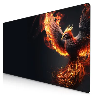 Obrázek produktu pro Titanwolf Herní podložka pod myš XXXL, Speed Mousepad 1200 x 600 x 3 mm, velká stolní podložka, protiskluzová, omyvatelná, rychlost a přesnost, JapanInk Painting