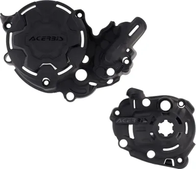 Productafbeelding van ACERBIS zwarte koppelings-/ontstekingsdeksels en bevestigingsset voor Yamaha