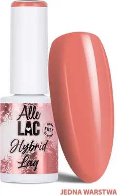 Immagine prodotto di Smalto ibrido LED/UV gel Nude Coral Rose AlleLac senza HEMA/Di-HEMA 6 g