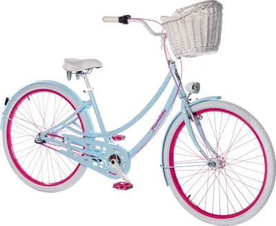 Produktbild von Plumbike Donatella Rad 3-Gang, V-Brake, mit Korb - Blau