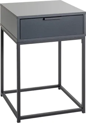 Produktbild von Konsolentisch >54858< in anthrazit, schwarz - 40x60x40cm (BxHxT)