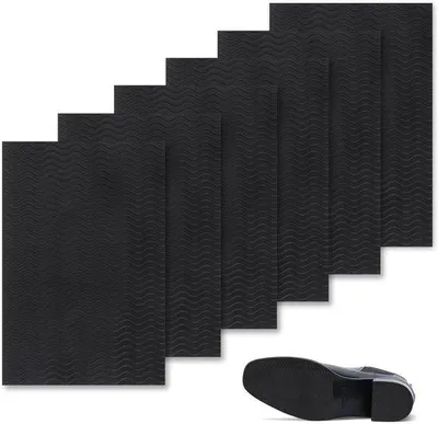 Produktbild von Antirutsch Schuhgleiter Set schwarz Silikon 6er