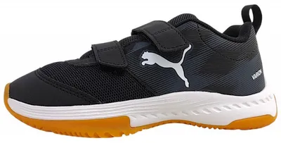 Produktbild von Puma Handballschuhe Varion 3 mit Klettverschluss Kinder, schwarz, 34