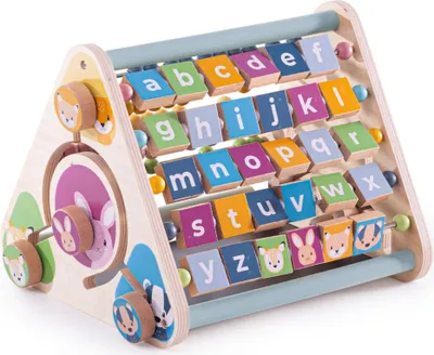Obrázok produktu pre Bigjigs Toys Aktívny trojuholník so zvieratkami