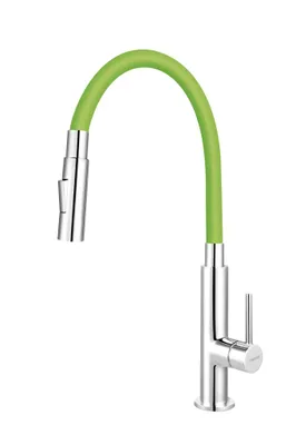 Obrázek produktu pro Dřezová baterie Ferro s flexibilním zeleným ramenem 70730,0Z