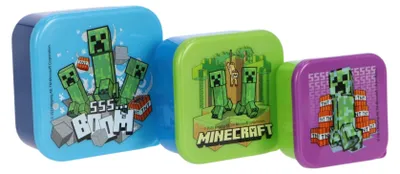 Image de Boîte de collation Minecraft 3 en 1