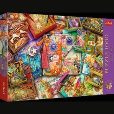 Produktbild von Puzzle Trefl 1000 Teile Schreibtisch Des Journalisten Premium Plus Qualität