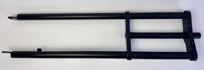 Produktbild von Extra breite Cargo Doppelbrückengabel, 810 mm, schwarz für 20-28 Reifen 1 1/8 Schaft