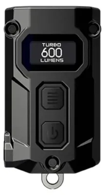 Produktbild von Nitecore TINI3, Schlüsselanhänger-Blinklicht, Schwarz, Aluminium, Tasten, IP54, LED