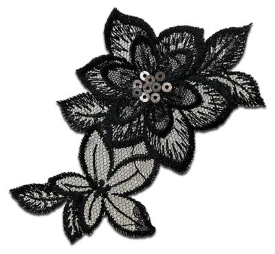 Obrázok produktu pre Flower Blossom Plant - nášivka, nažehľovacia, nášivky, nášivky, na nažehlenie, veľkosť: 11,4 x 7,8 cm
