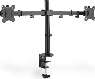 Produktbild von DIGITUS 2-fach Monitorhalterung mit Klemmbefestigung 15-32
