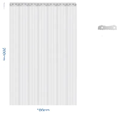 Obrázek produktu pro PVC pásová roleta, odolná proti povětrnostním vlivům, snadná instalace, Rippent šířka 100 x výška 200 cm