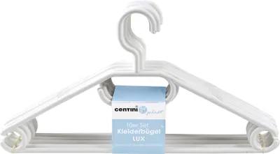 Produktbild von CENTI wieszak na ubrania Lux czarny/biały 10 szt