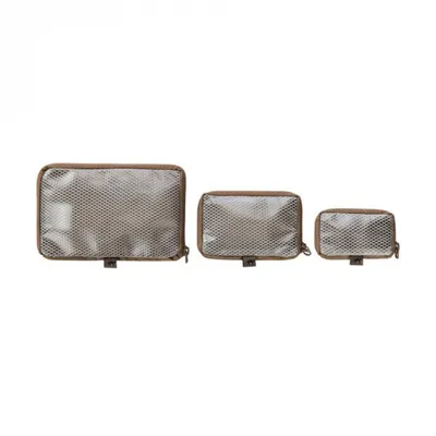 Produktbild von Tasmanian Tiger Mesh Pouch Set VL, Farbe:coyote brown