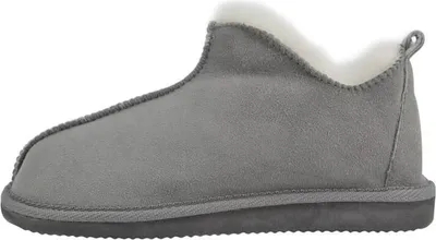 Produktbild von Lammfell Hausschuhe - CINDERELLA - Schuhgröße: EUR 39 | Farbe: Grau/Weiß