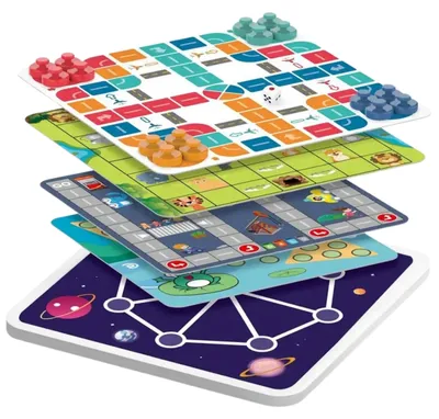 Produktbild von WOOPIE 10-in-1-Set mit Logik-Brettspielen