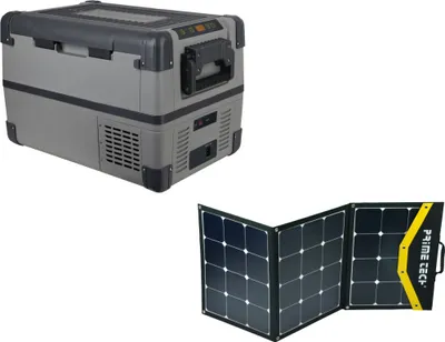 Produktbild von Kompressor-Kühlbox Pro-Line bis -22° C, 12/24 V (28 l) + Solarpanel