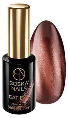 Produktbild von Boska Nails UV/LED Hybrid-Nagellack Cat eye Viral Mercury Nr. 498 6 ml