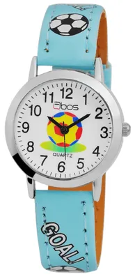 Produktbild von QBOS Kinderuhr mit Kunstlederionsarmband