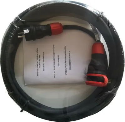 Produktbild von Starkstromkabel 16A 230V Schuko 3x1,5 Outdoor IP54 IP44 16A/16A 5m 511105