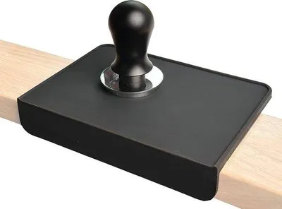 Image de Plateau de support en silicone pour tasseur à café, 20 x 15 cm, accessoire de café noir, imperméable et résistant à la chaleur