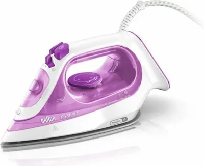 Produktbild von Braun TexStyle 3 SI3030PU Dampfbügeleisen Rosa 2300W Keramiksohle