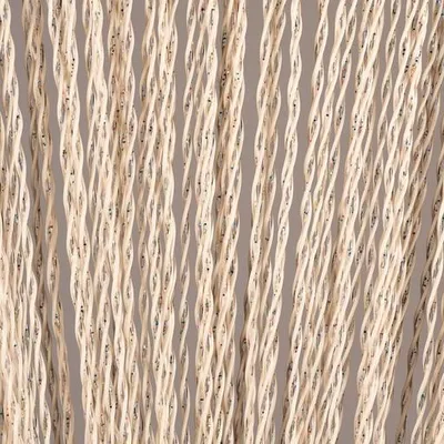 Image de Rideau anti-mouches Luna - Rideau de porte avec 146 fils - 100 x 220cm - Blanc