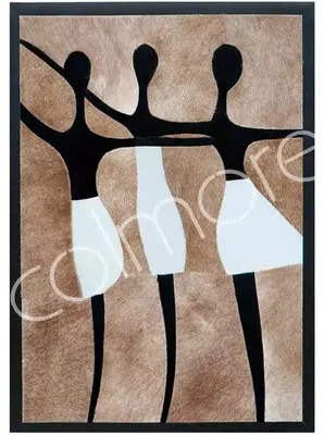 Zdjęcie produktu dla Dekoracyjna poduszka NALEDI, 100% skóra, 51x71 cm, kolor naturalny