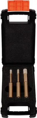 Image de Projahn Diamant Trockenbohrer 3-tlg. 6,8,10mm m. Wachs, 6-kant Schaft, in Box
