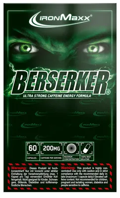 Produktbild von IronMaxx Berserker - 60 Kapseln