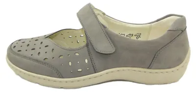 Produktbild von Waldläufer Henni Damenspangenschuh pietra Weite H 496325191088 (6,0/pietra)