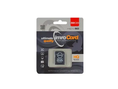 Obrázok produktu pre IMRO 10/32G UHS-I ADP, 32 GB, MicroSDHC, Trieda 10, UHS-I, 82 MB/s, 21 MB/s