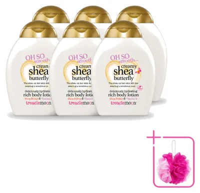 Zdjęcie produktu dla 6 x Krem do ciała Treaclemoon Bodylotion Creamy Shea Butterfly - 500 ml - Zestaw zawierający 6 sztuk