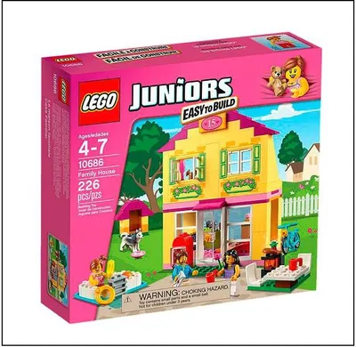 Zdjęcie produktu dla LEGO Juniors Family House, Zestaw do budowania, 4 lat(a), 226 szt.