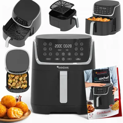 Zdjęcie produktu dla Frytkownica beztłuszczowa dehydrator TurboTronic 8L 1700w
