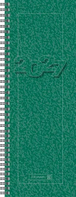 Produktbild von BRUNNEN Vormerkbuch Mod. 782 2027 | 108×297 mm, Karton, grün