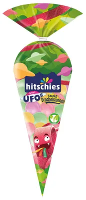 Produktbild von hitschies brizzl Ufos Saure Drachenzungen 75g