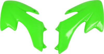 Obrázok produktu pre Kryt chladiča UFO PLAST, 2-dielny, kryt chladiča pre Honda CRF F 50 cm³, rok výroby 2004 – 2025, farba: zelená, OEM