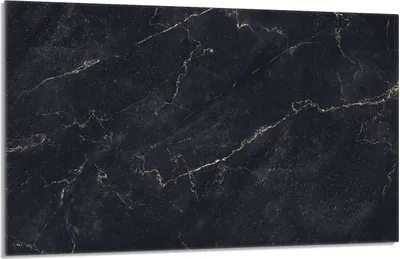 Produktbild von Herdabdeckplatte 80x52cm 1-teilig Ceranfeldabdeckung Spritzschutz, Marmor Schwarz