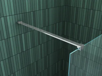 Produktbild von 140 cm Designer-Haltestange für Duschwände