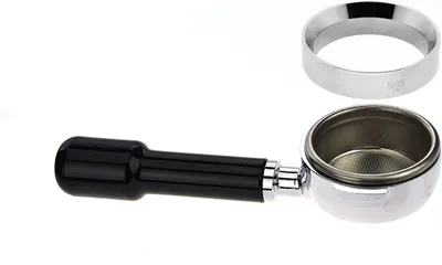 Produktbild von scarlet espresso | Präzisions-Trichter »Barista Cono 57 mm« aus Edelstahl für Siebträger Portafilter Dosing Funnel Pavoni, Farbe:Silber