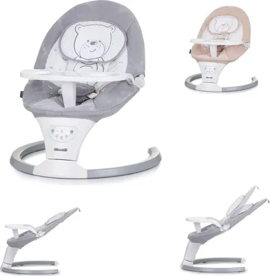 Image de Chipolino Transat Lera musique, ceinture de sécurité, coussin, télécommande, minuteur gris
