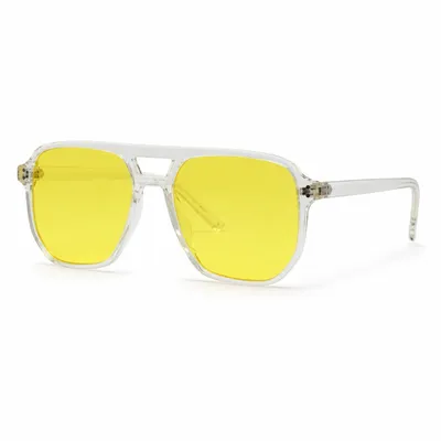 Produktbild von Bildschirmbrille – blockiert 84% Blaulicht, gelbe Gläser, transparente Fassung, Charlie Energy 84%