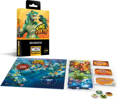 Produktbild von IELLO King of Tokyo-Noch Boshafter Erweiterung Familienspiel, Gesellschaftsspiel, für 2 bis 6 Spieler
