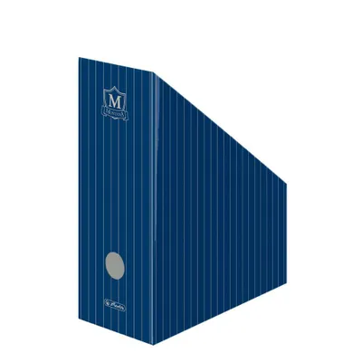 Produktbild von Herlitz Wellpappe Stehsammler Montana für DIN A4 blau