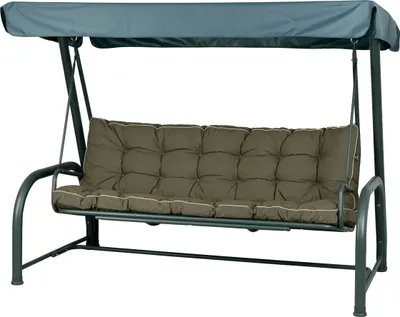 Immagine prodotto di AMPO Set di cuscini Cuscini da giardino per altalena da giardino, seduta + schienale 175 cm